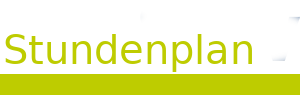 Stundenplan